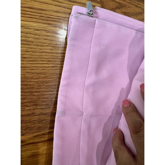 LAPOINTE Zip-Hem Tailored Crepe Track Pants in Blossom size 14 - Picture 11 of 16